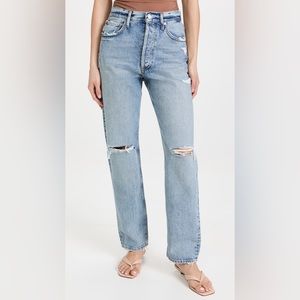 AGOLDE 90s Mid Rise Loose Fit Jeans In Isolate
